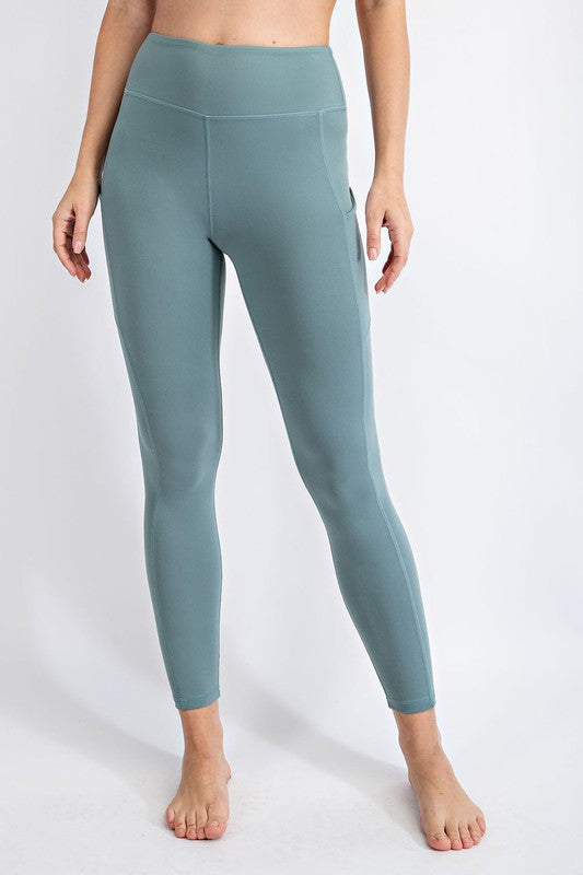 BUTTER LEGGINGS WITH SIDE POCKETS