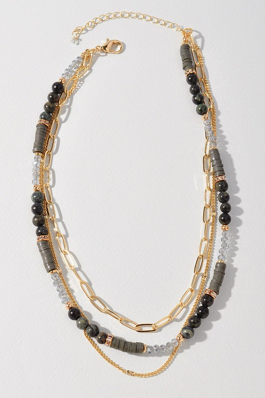 Beaded Stack Necklace