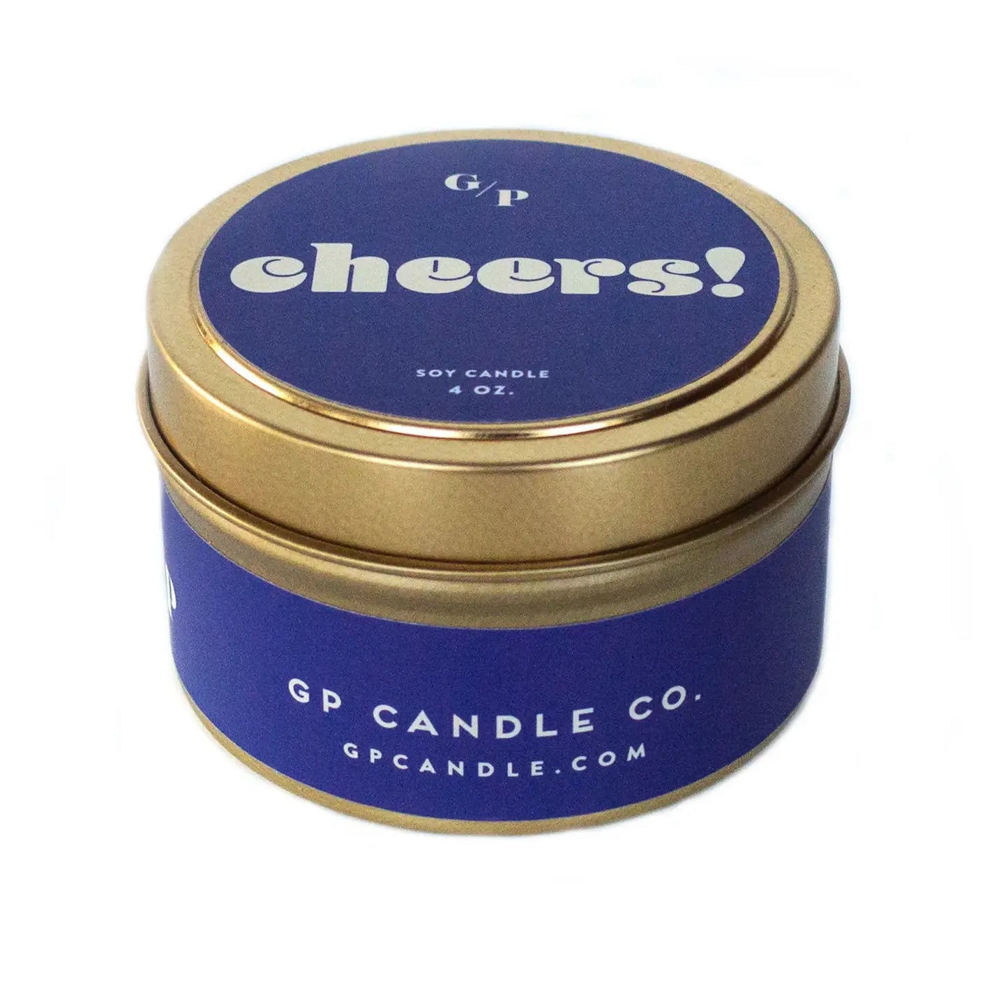 Cheers! Just Because 4oz Candle Tin