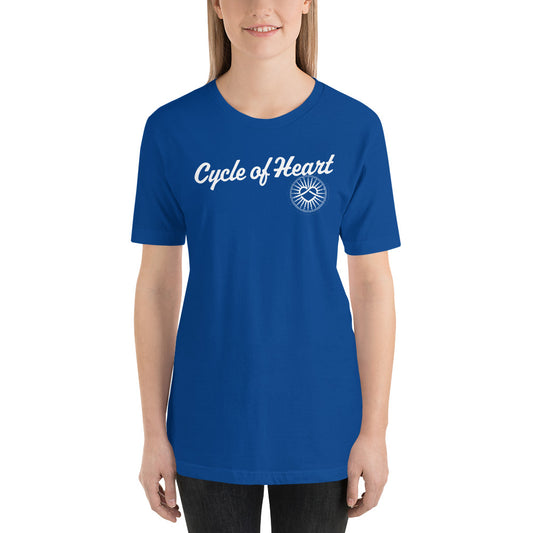 Unisex Cycle of Heart Dithered Wheel T-Shirt